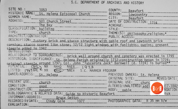 Courtesy of the SC Dept. of Archives and History