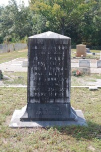 Harpers Ferry Drowning Tombstone
