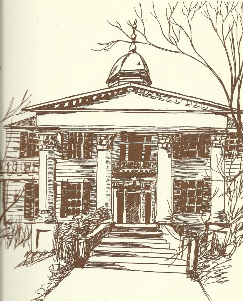 Sketch by Walter W. Wardlaw, 1969