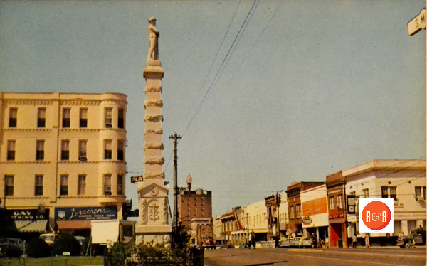 Downtown Anderson prior to restoration and munipical improvments.  Courtesy of the Revels Collection - 2014