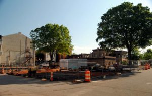 Church Street Heritage Park, site of many East Church Street businesses (Brian Scott, 2016)