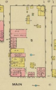 East Benson Street (Sanborn Map 1884)