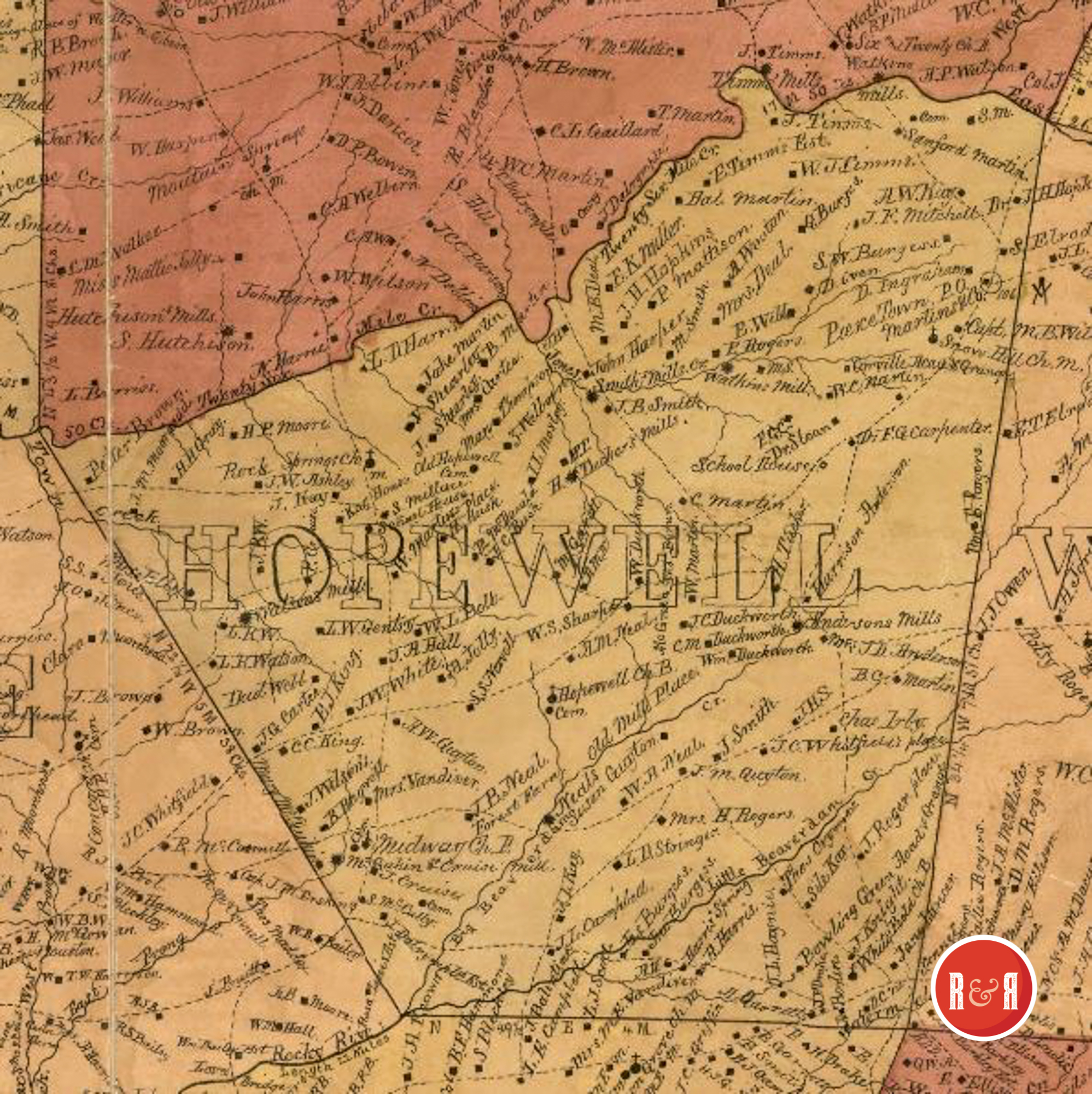 HOPEWELL TOWNSHIP - ENLARGED / 1877