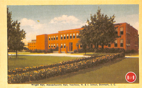 Postcard view of Voorheers College campus.  Courtesy of the AFLLC Collection - 2017