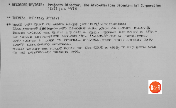 Courtesy of the S.C. Dept. of Archives and History