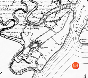 Daufuskie Island map - 1959. An enlargeable version of this map is available under the More Information link.