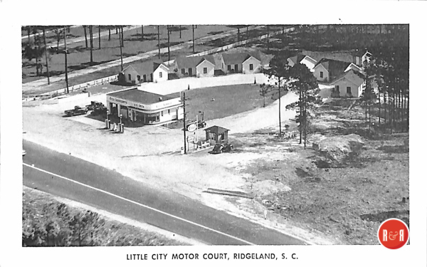 Postcard view of the Little City Motor Court - Courtesy of the AFLLC Collection, 2017