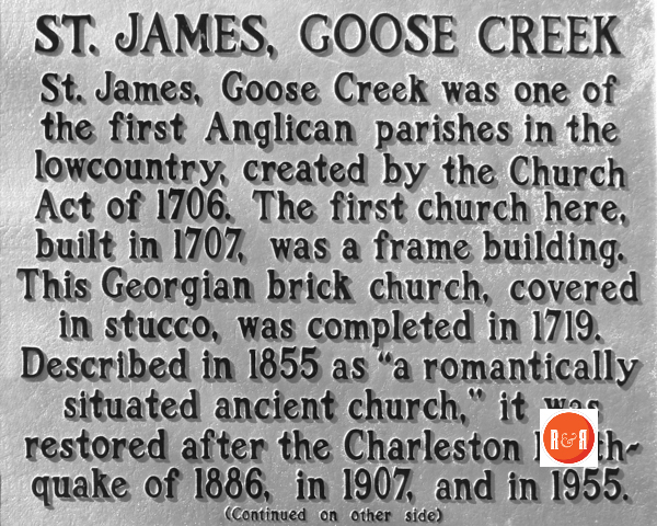 St. James Goose Creek Church