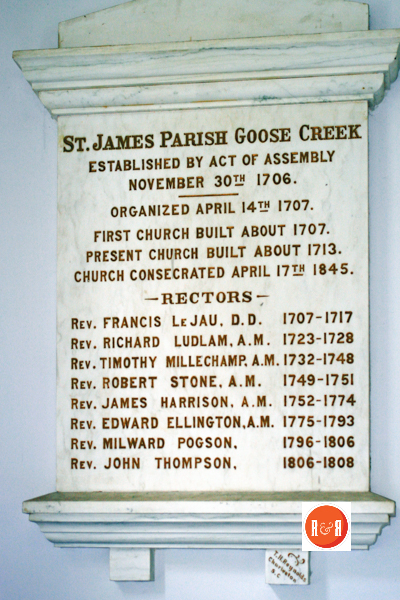 St. James Goose Creek Church