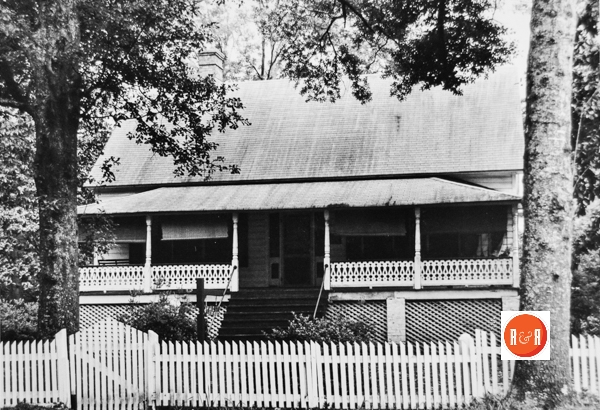 John Tyler House. ca. 1909 - Identified as #3 – Courtesy of the S.C. Dept. of Archives and History – E.B. Bull, Photographer
