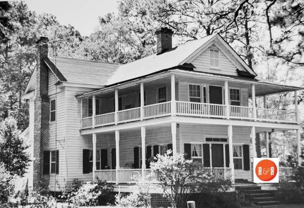 Lewis h. Harvey House, ca. 1910 -
 Identified as #4 – Courtesy of the S.C. Dept. of Archives and History – E.B. Bull, Photographer