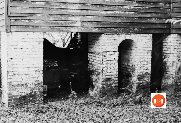 Foundation of the Old Rectory – Courtesy of the S.C. Dept. of Archives and History – E.B. Bull, Photographer