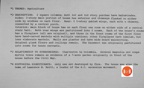 Courtesy of the S.C. Dept. of Archives and History