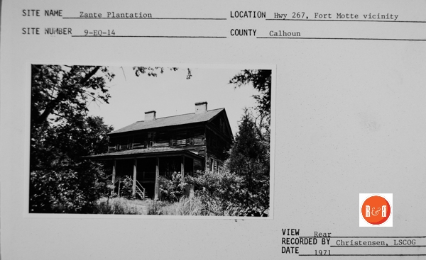 Courtesy of the S.C. Dept. of Archives and History