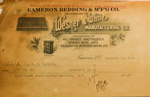 Receipt dated Dec. 12, 1928 - Courtesy of the Patrick & Russell Collection
