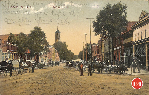 Broad Street postcard image.  Courtesy of the AFLLC Collection - 2017