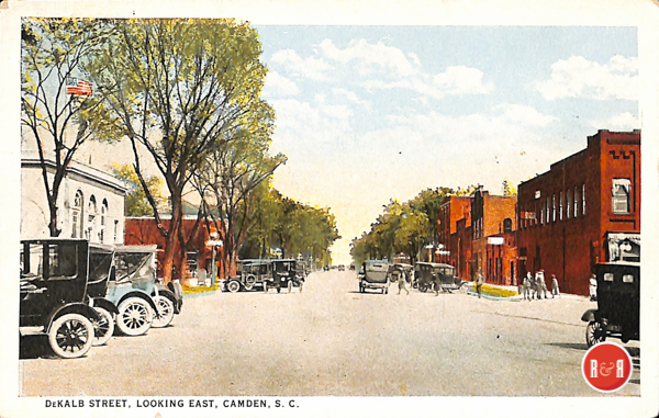 Extremely rare view of this area of DeKalb Street, ca. 1920.  Courtesy of the AFLLC Postcard Collection - 2017