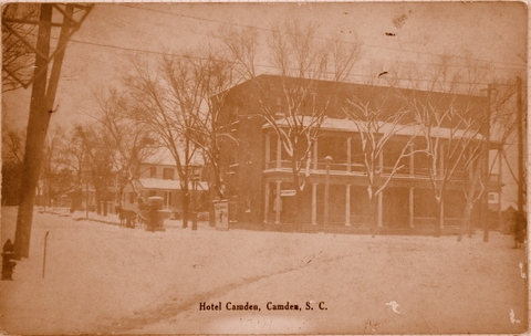 Original location of the Hotel Camden – Courtesy of the Camden A&M