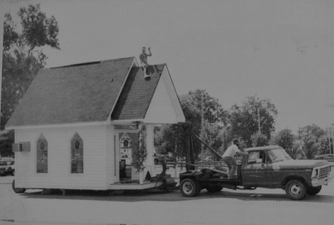 Historic American Building photo of the church circa 1940
