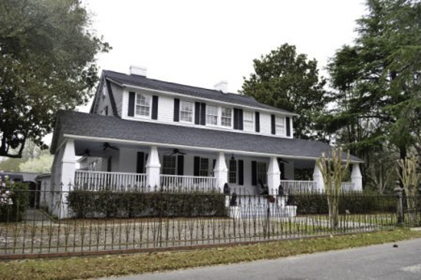 The Gamewell – Leitner home following extensive remodeling efforts in the 20th century.