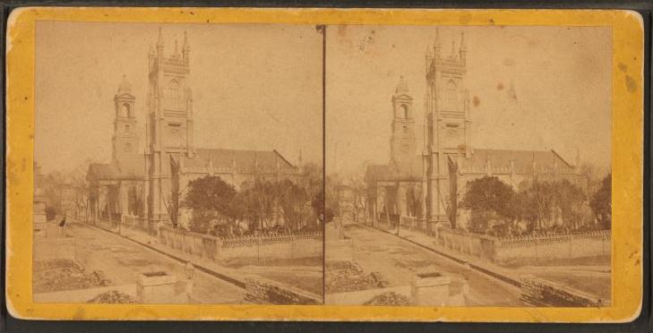 The Miriam and Ira D. Wallach Division of Art, Prints and Photographs: Photography Collection, The New York Public Library. "Unitarian & Lutheran churches, Charleston, S.C." The New York Public Library Digital Collections.
