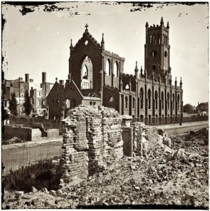 The church in ca. 1865 - Courtesy of the Shorpy Archives Collection. Not for distribution or reprint.