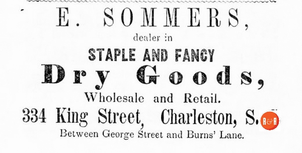 The Sommers Co., operated at this address in 1852.