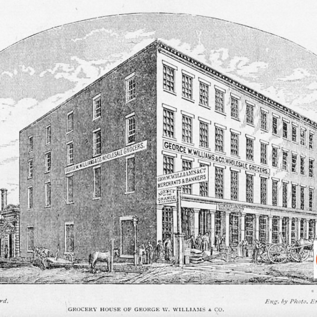 The George W. Williams Grocery Co., Illustration of this address – Guide to Charleston, S.C. by A. Mazyck, (1875)