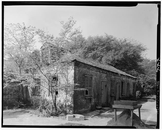 Stables at the Heyward Home – Images(s) and information from: The Library of Congress – HABS Photo Collection