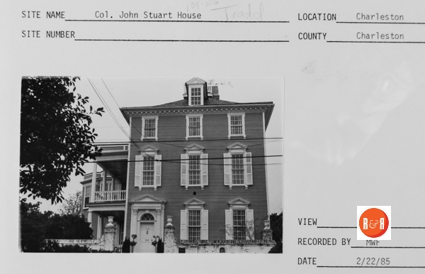 Courtesy of the S.C. Dept. of Archives and History