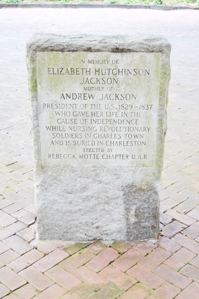 Elizabeth Hutchison Jackson was originally from the edge of the Waxhaw section of York and Lancaster Counties, S.C. Her brother, David Hutchison lived near the Nations Ford Crossing on the Catawba River and had an extensive library for an early 19th century gentleman.