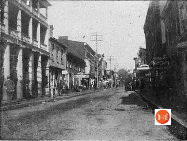 Unidentified image of Meeting Street in ca. 1905 – Courtesy of the Pettus Collection at Winthrop University