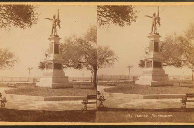 Jasper’s Monument at White Point Gardens – Courtesy of the NY Digital Library Collection