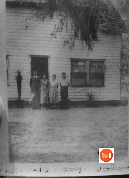 The Leland family of Walnut Grove Plantation: Jack, Gertrude, Mary, and Woodrow. Image courtesy of the Myers Truluck Family Album – 2016