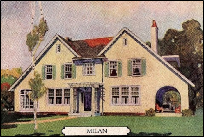 The Milan Home Plan - Courtesy of Kevin Eberle
