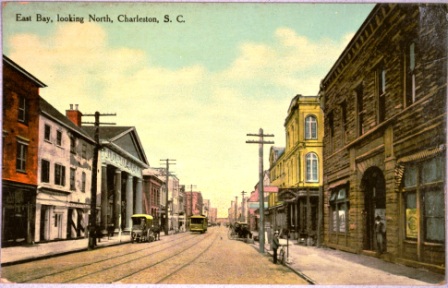 East Bay St., Courtesy of the Wingard Postcard Collection - 2013