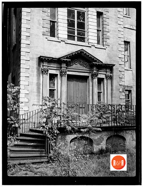 John P. O'Neill, Photographer March, 1938. - Thomas Ratcliffe House, 24 George Street, Charleston
