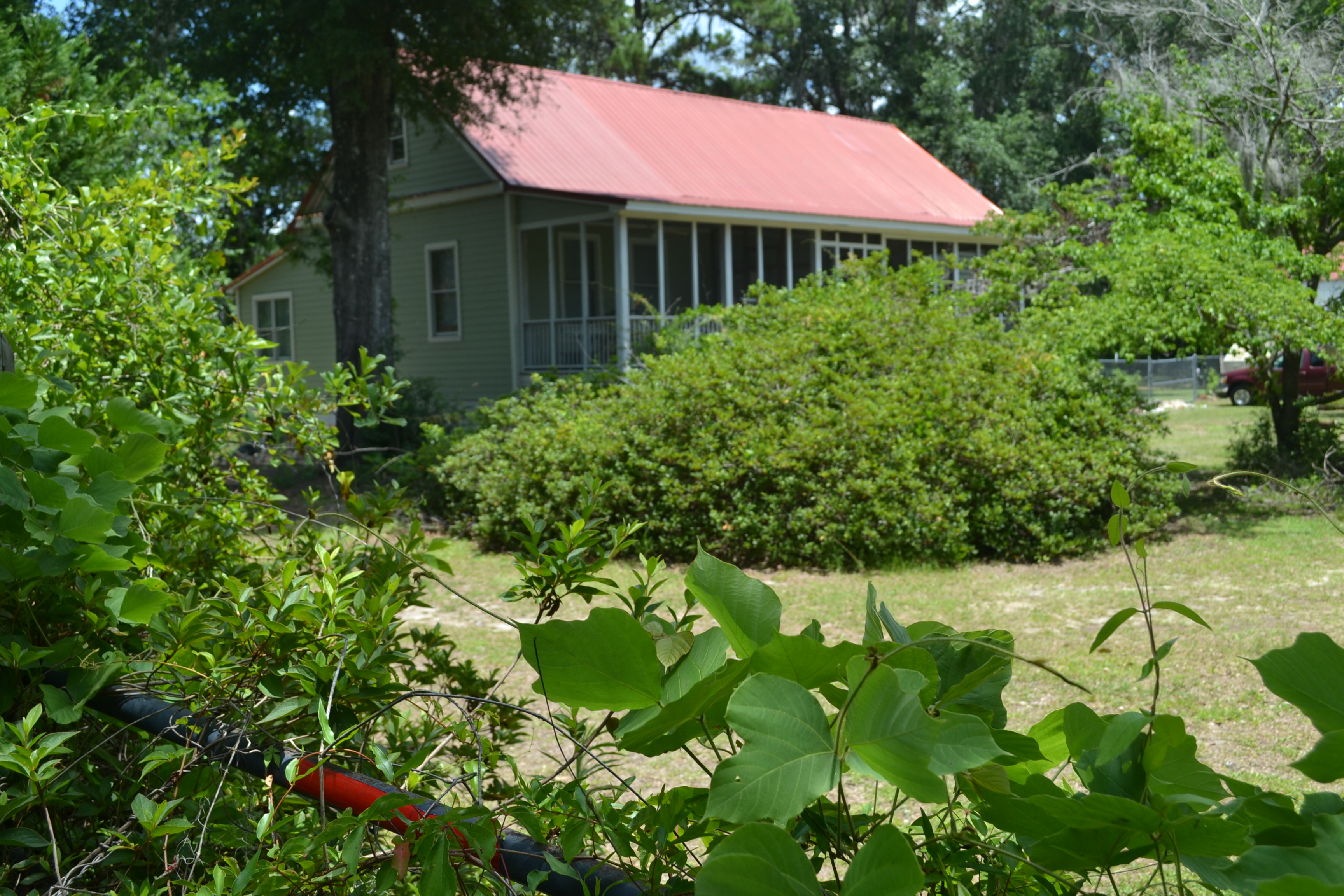 Image of the Marshall Plantation home at Adams Run, S.C. - 2017