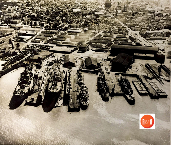 Charleston Shipyard - Image courtesy of the Zach Paul Liollio Collection - 2017