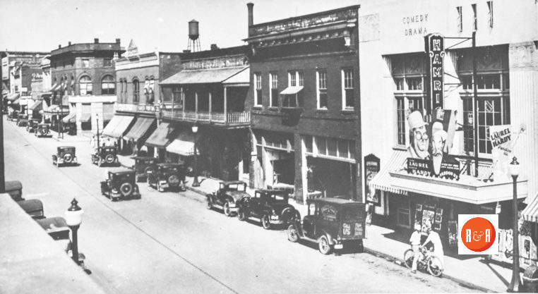 View of downtown Gaffney, S.C. in the early 20th century. Image courtesy of the Moss - Cobb Collection - 2015.