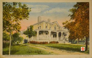 Postcard image of the home courtesy of the Wingard Postcard Collection - 2012.