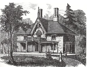 Sloan's design for the several houses constructed in Chester, S.C. prior to the Civil War. Unfortunately, they have all been razed due to economic uncertainty. 