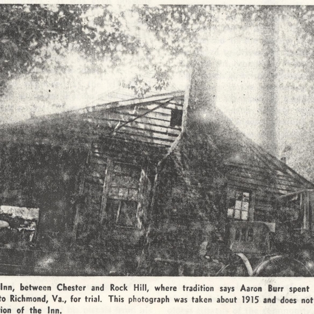 Early newspaper image of the Lewis Inn at Lewis’s Turnout.