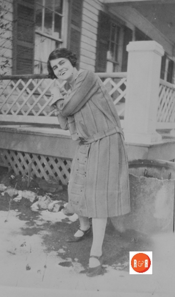 Ms. Claudia Key Wherry at her home on York St., Chester, S.C. –