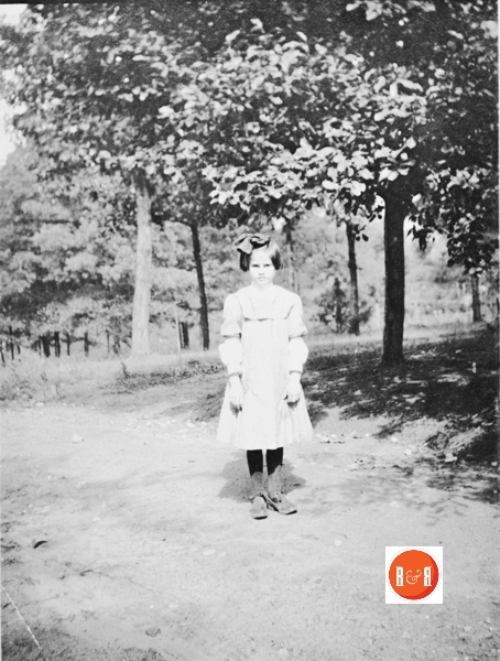 Ms. Claudia Key – Wherry age 7 at her home on York Street.