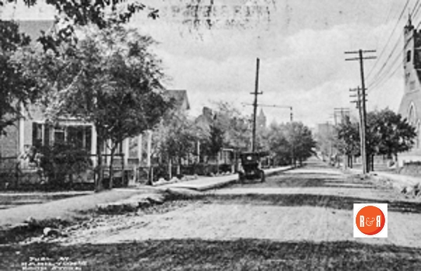 Saluda St. looking toward Chester’s “Hill”.