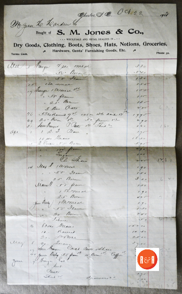 S.M. JONES BUSINESS LETTERHEAD