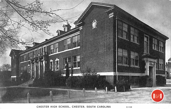 Early postcard view of the High School. Courtesy of the AFLLC Collection - 2017