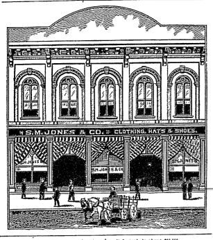 Drawing of the Jones Store in the State Paper – 1896   The Chester News on July 14, 1916 contained an ad for the S.M. Jones Company.
