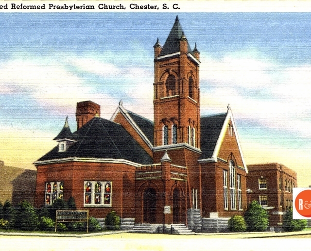 Postcard image of Chester’s A.R.P. Church. Courtesy of the Davie Beard Collection – 2016